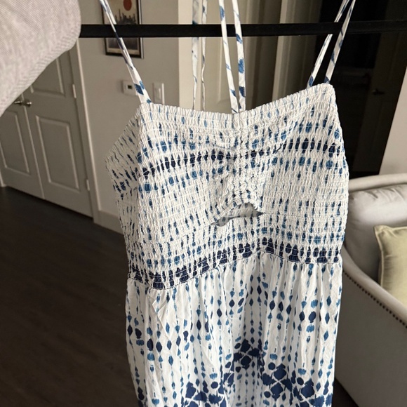 Target Blue and White Sundress with Peephole - Picture 1 of 3